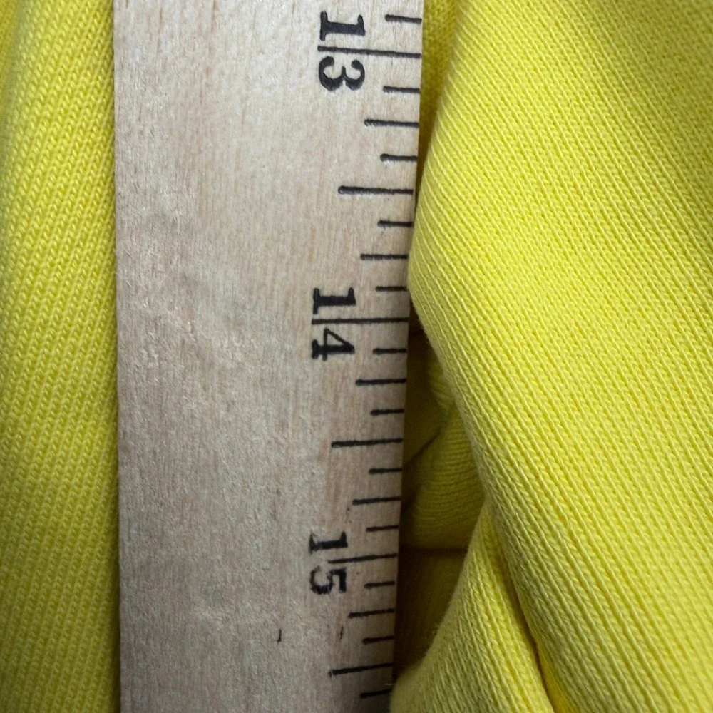 Wind and Sea Shorts Mens M Yellow Graphic Logo Drawstring‎ Zipper Pockets